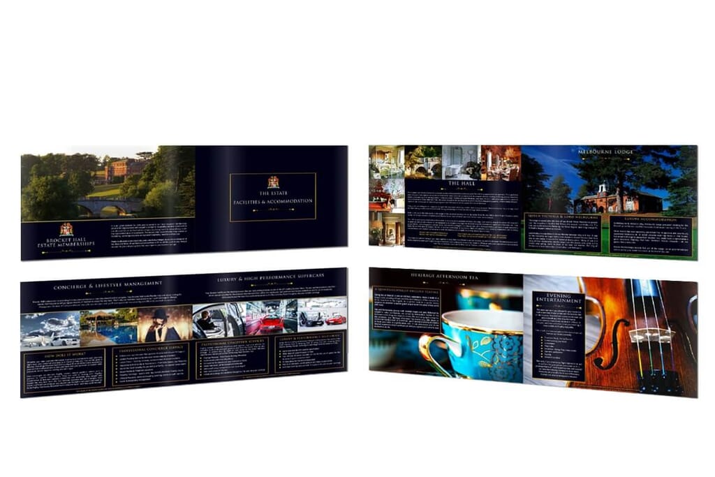 luxury brochure layout portfolio item
