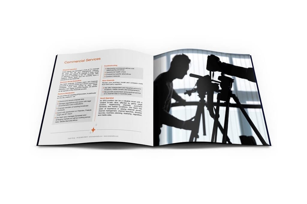 brochure mockup portfolio item made by Here's the Cavalry