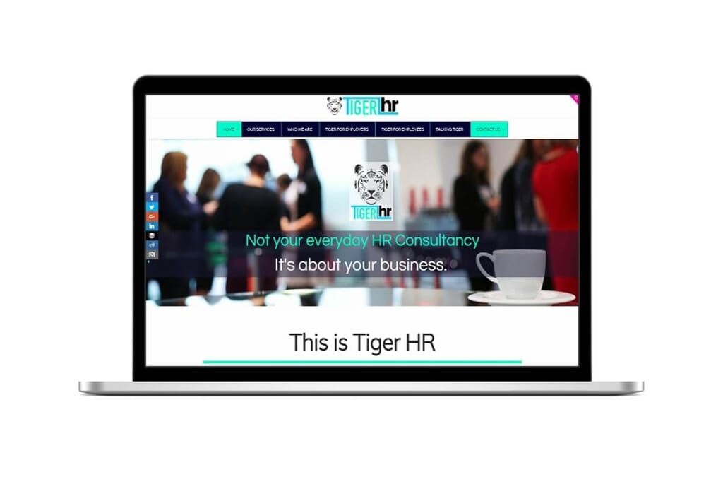 mockup showing website hero image made by Here's the Cavalry